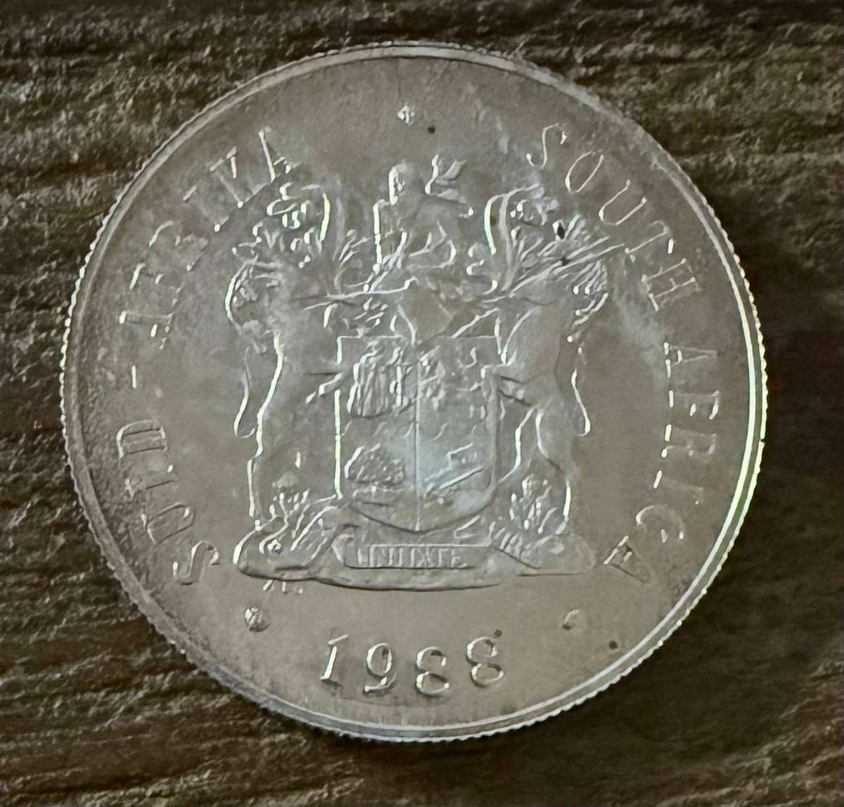 SILVER ONE RAND Proof - 1988 - Trio Set - Dias/ Huguenot/ Trek - bid PER COIN -winner takes full set