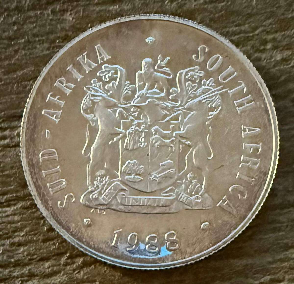 SILVER ONE RAND Proof - 1988 - Trio Set - Dias/ Huguenot/ Trek - bid PER COIN -winner takes full set