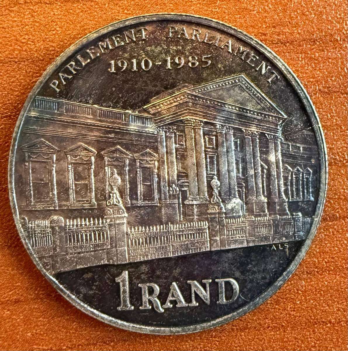 1985 *** SIlver R1 *** PROOF *** Parliament Anniversary - beautiful toning ***highly collectable