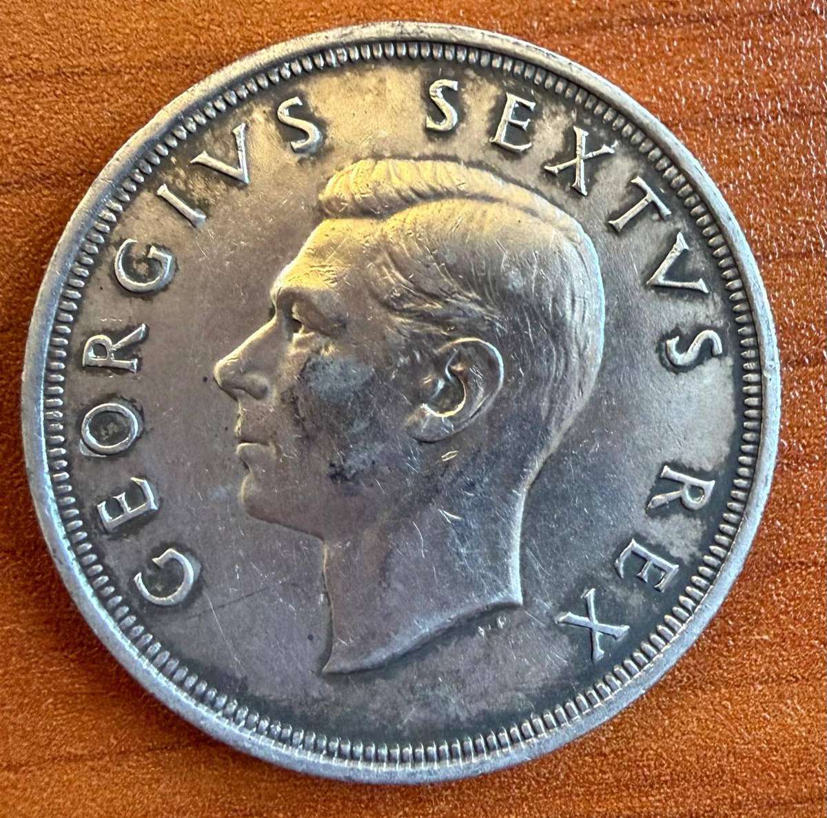 1949 *** Crown *** 5 Shilling *** Scarce crown *** 80% silver