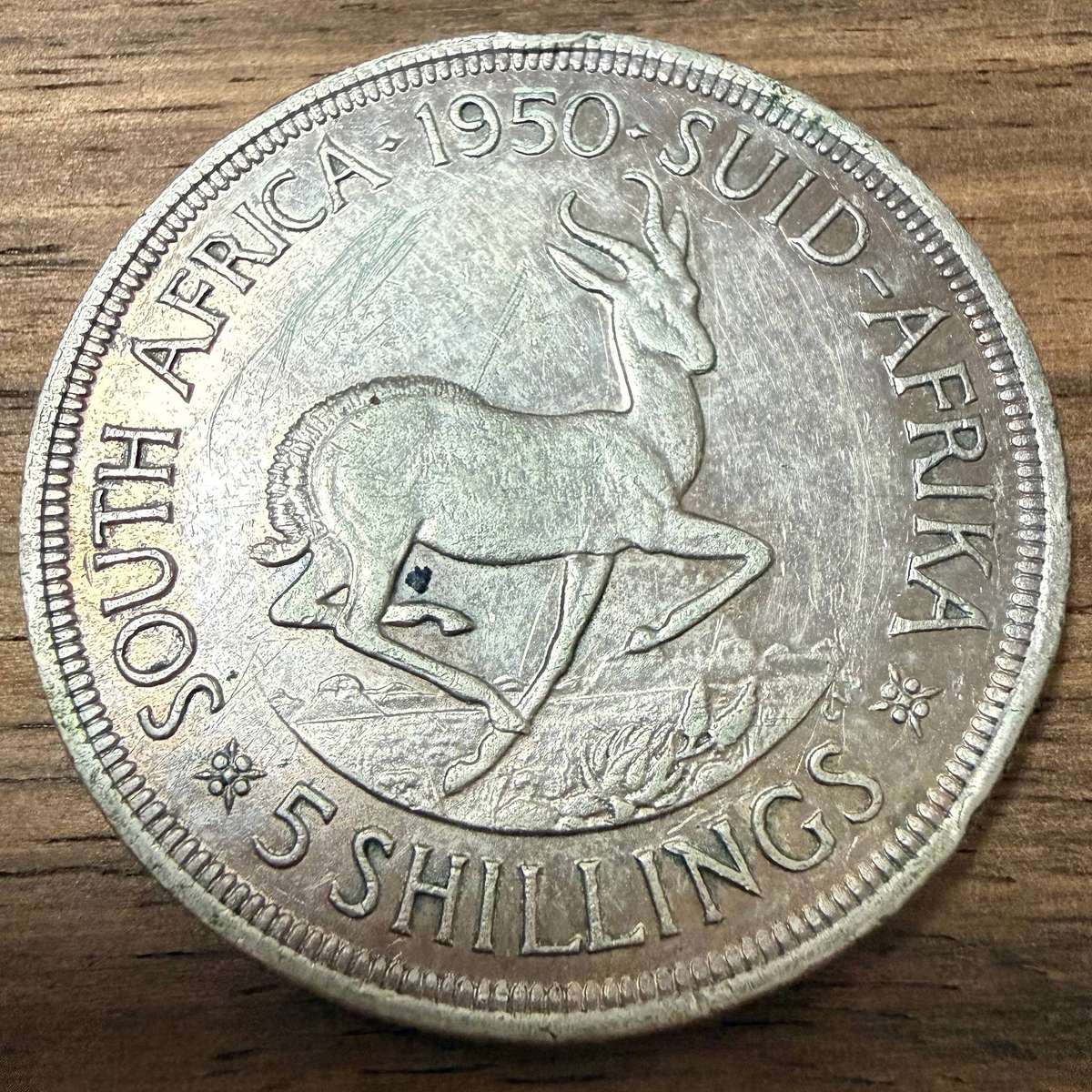1950 Crown*** Silver 5 Shilling *** Scarce