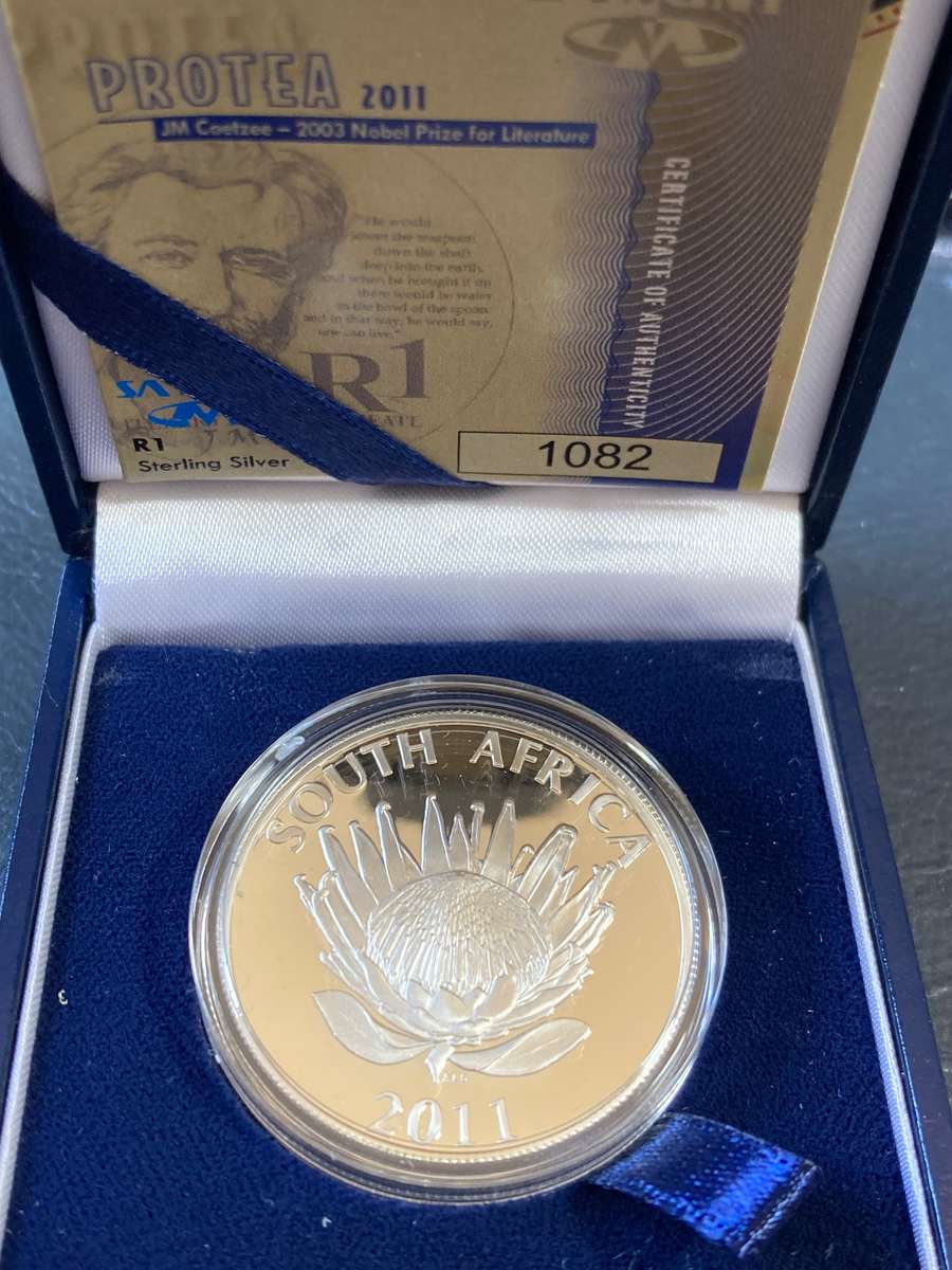 2011 Coetzee Silver Proof  R1 - never opened * will grade very high