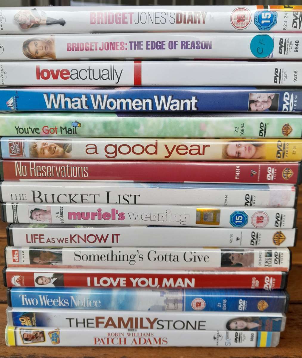 15 pack Romance/Comedy DVD. R35 shipping for orders over R100