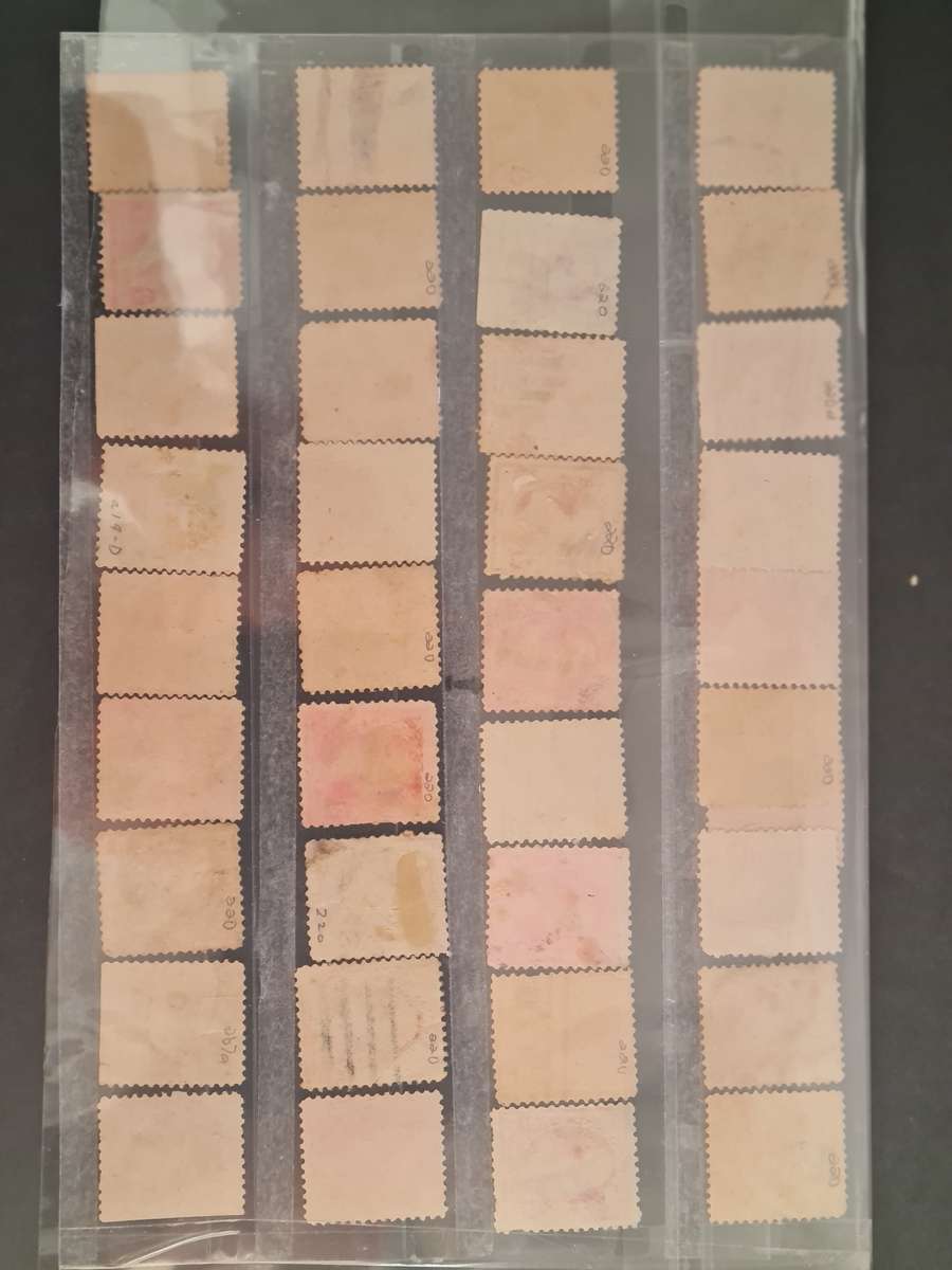 Postal Stamps:  Study Group No2 - George Washington Red 2 Cent