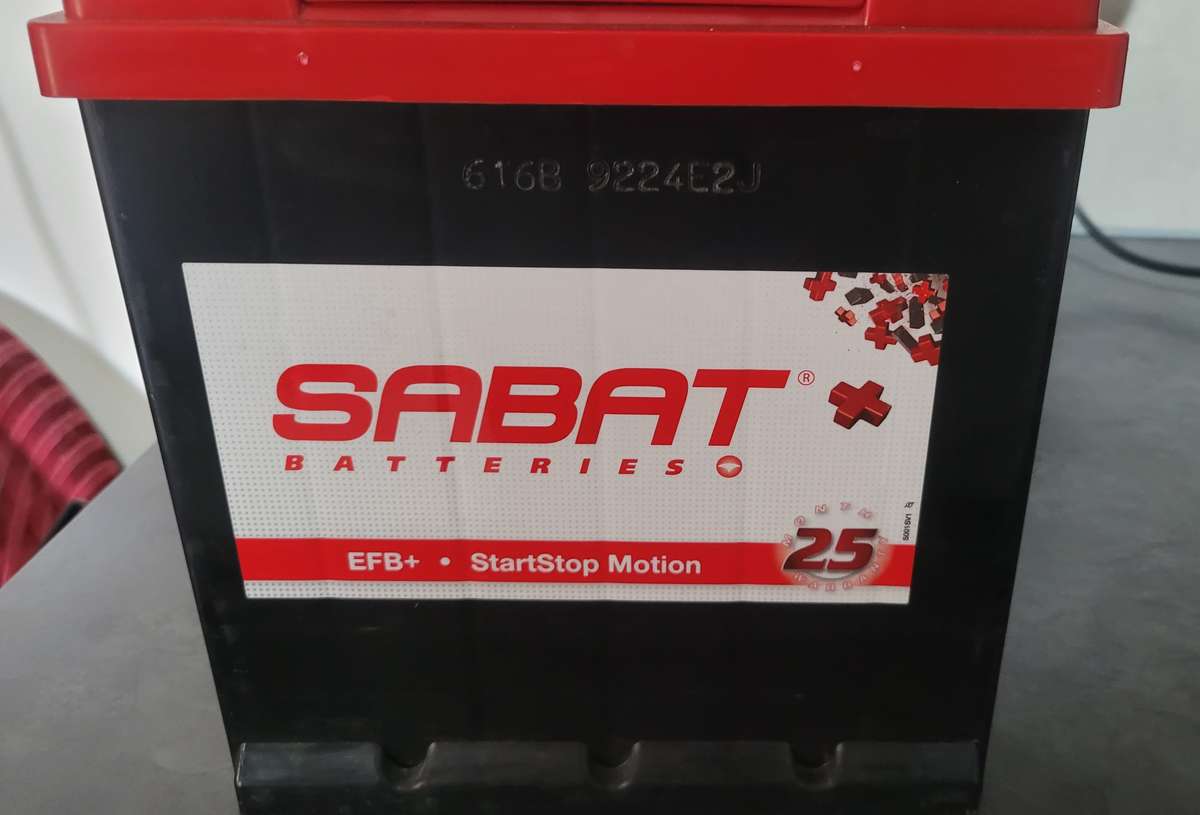 SABAT Car Battery 616 NEW