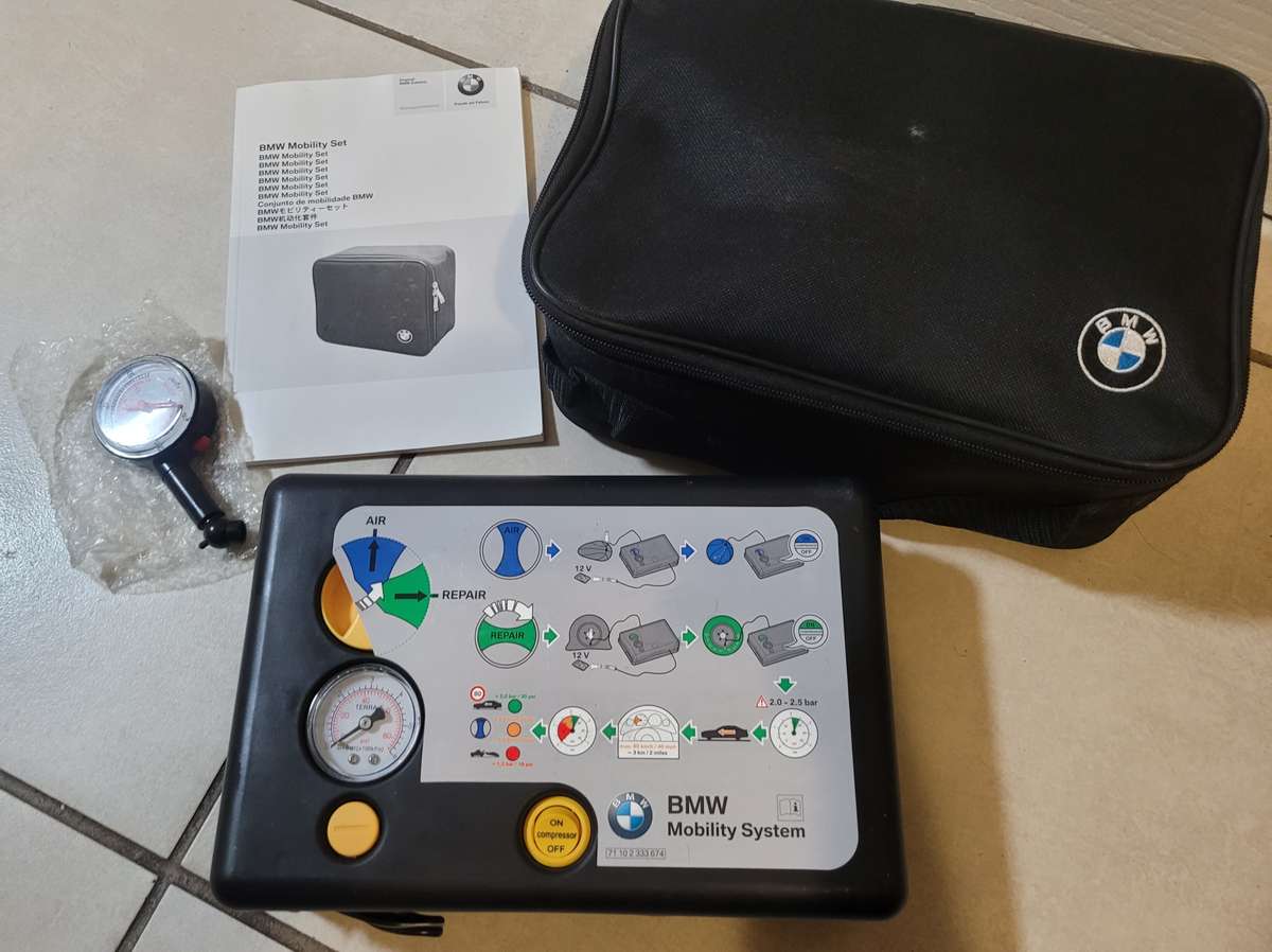 Bmw Tyre Repair complete Mobility compressor Kit