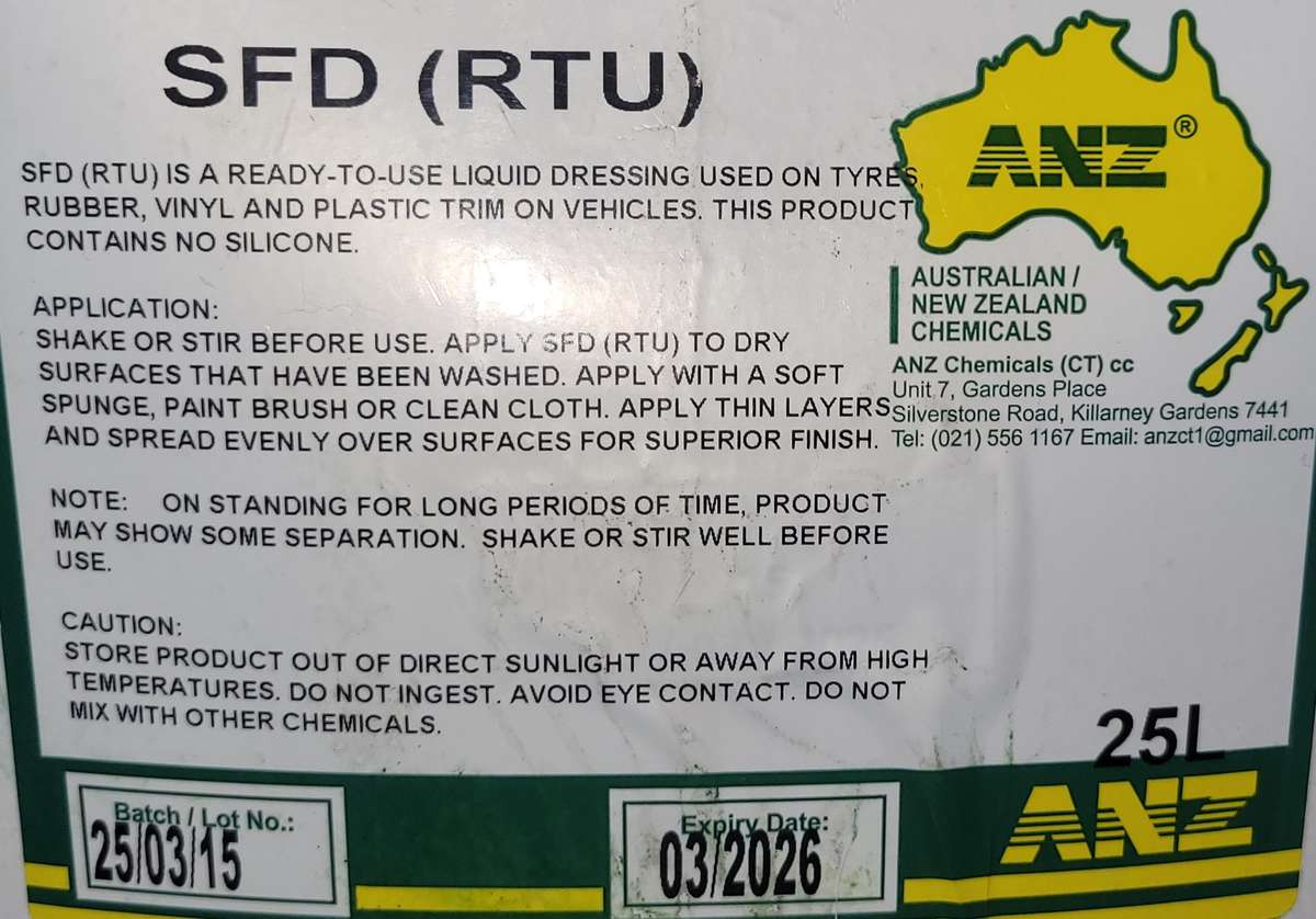 1l ANZ Tyre And Dash Shine