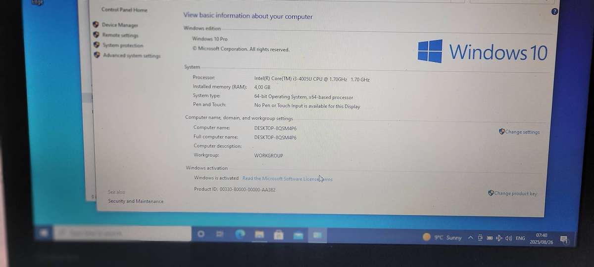 Toshiba Tecra C50 i3-4th Gen