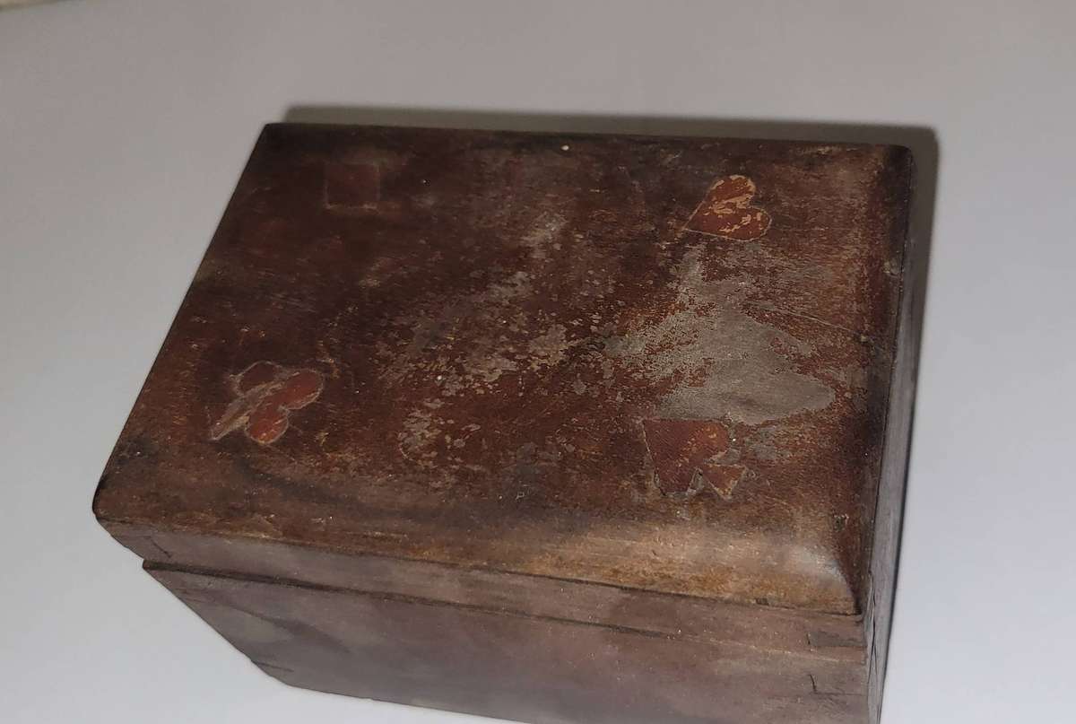 Antique Playing cards in box