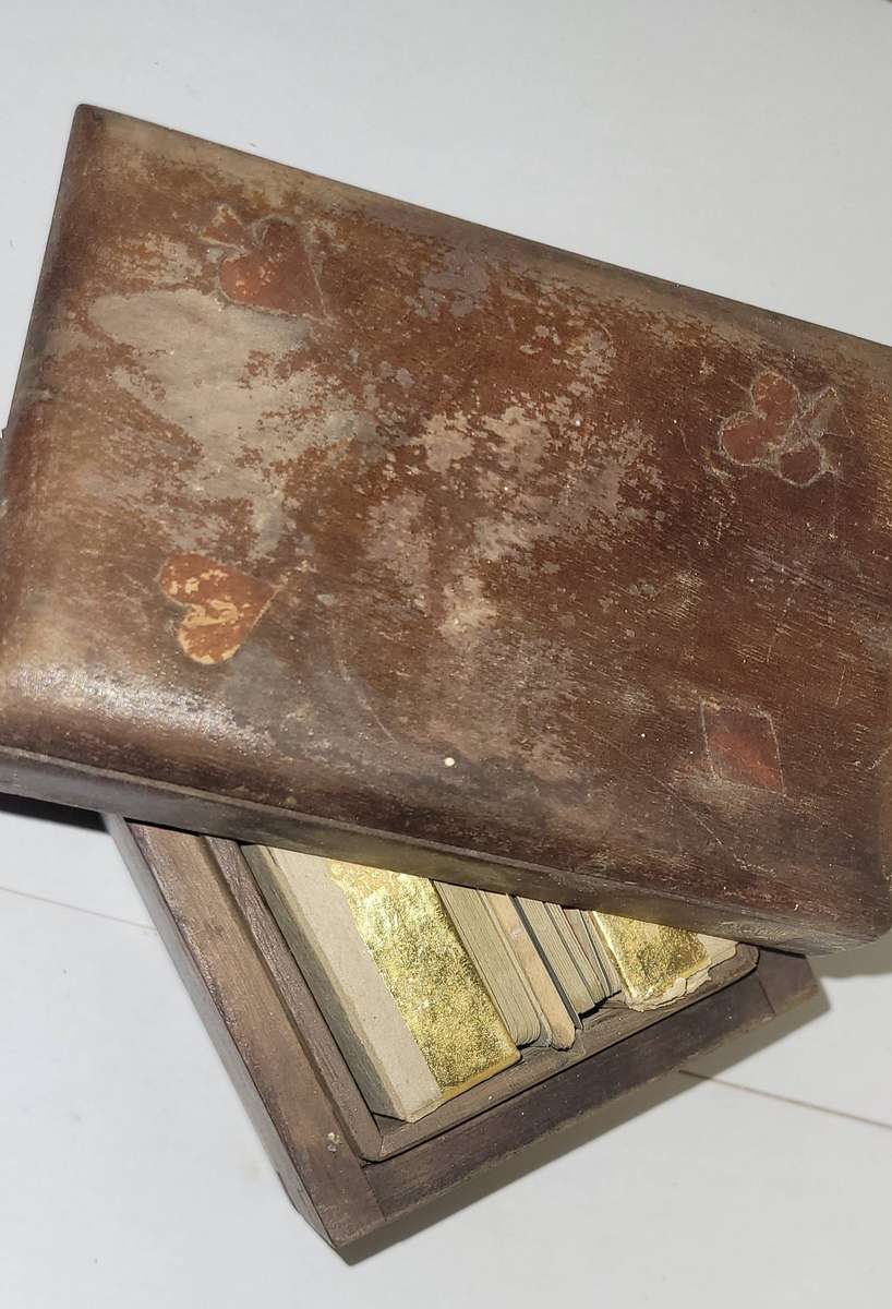 Antique Playing cards in box
