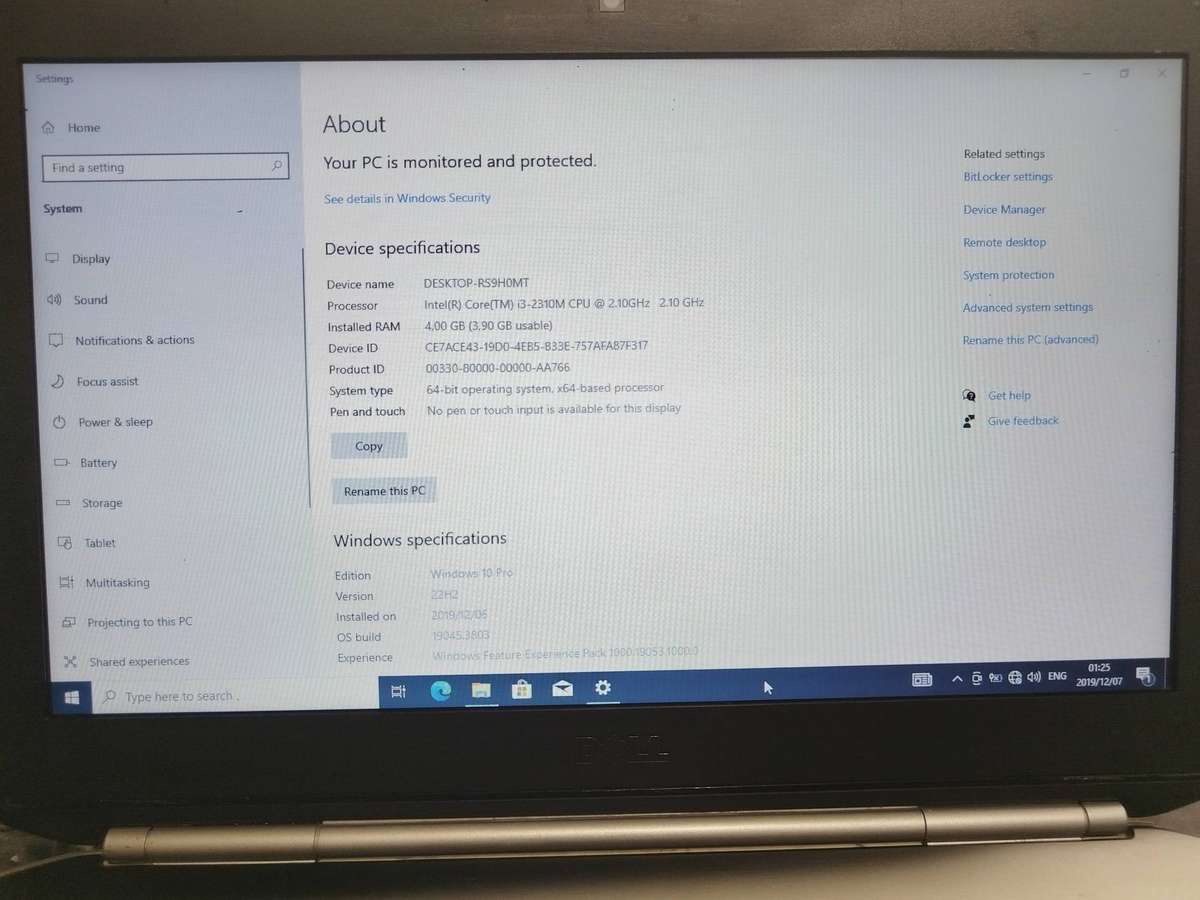 Dell Latitude E5420 - Intel Core i3 - 4GB RAM - 320GB HDD - Windows 10 Pro