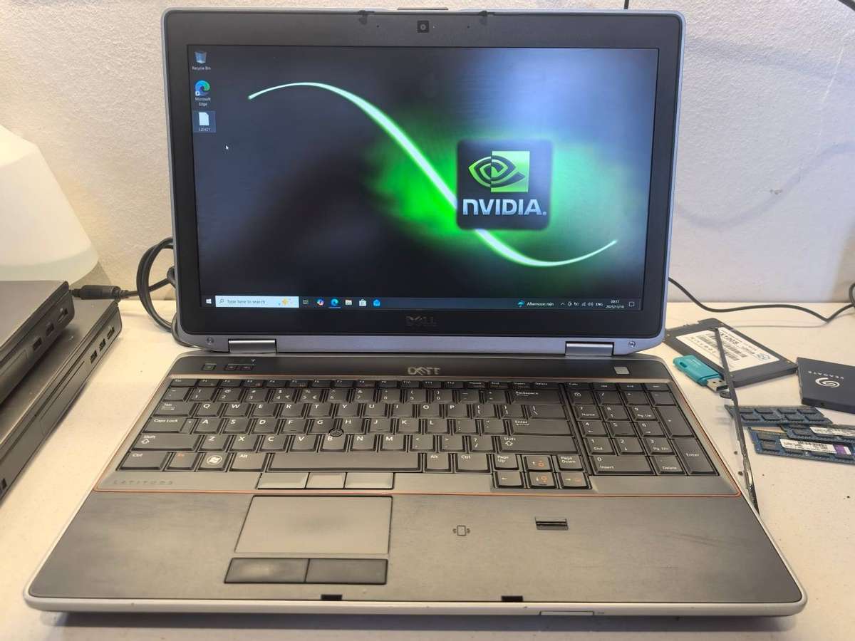 DELL LATITUDE E6520, i7-2760QM, 8GB RAM, 256GB SSD, FHD DISPLAY, NVIDIA GRAPHICS