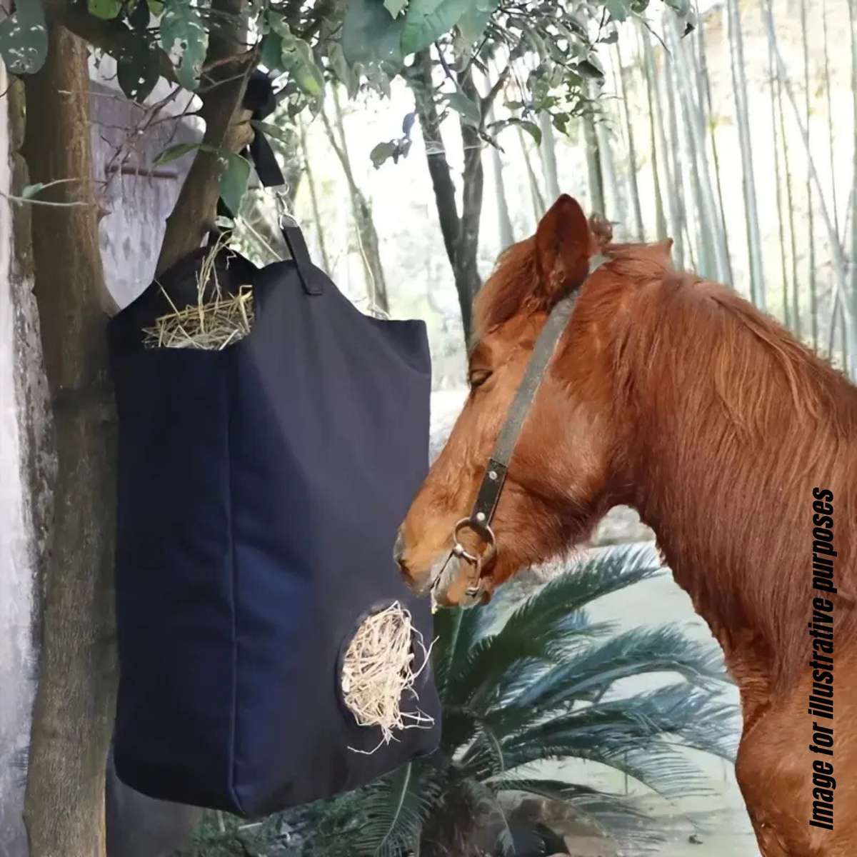 Large Horse Hay Bag For Feeding, Easy Eating and Durable