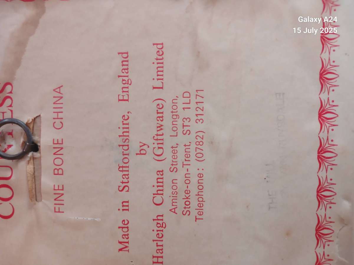 A porcelain miniature "The Mill"