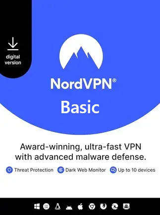 NordVPN Basic - 1 Year - 10 Devices