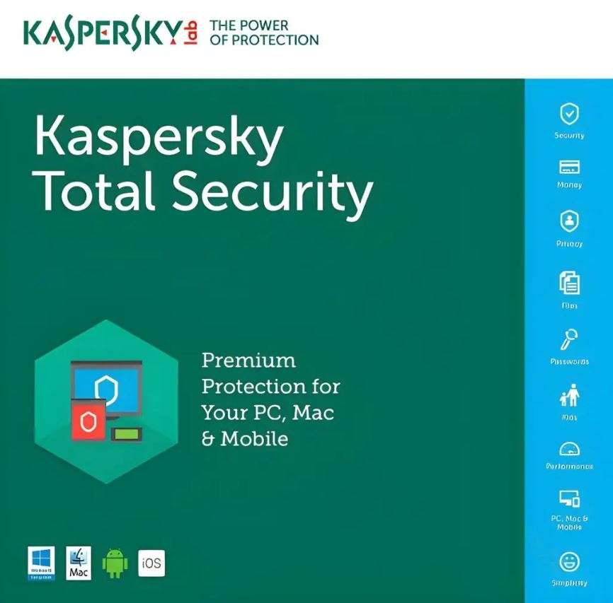 Kaspersky Total Security - 1 Device 1 Year