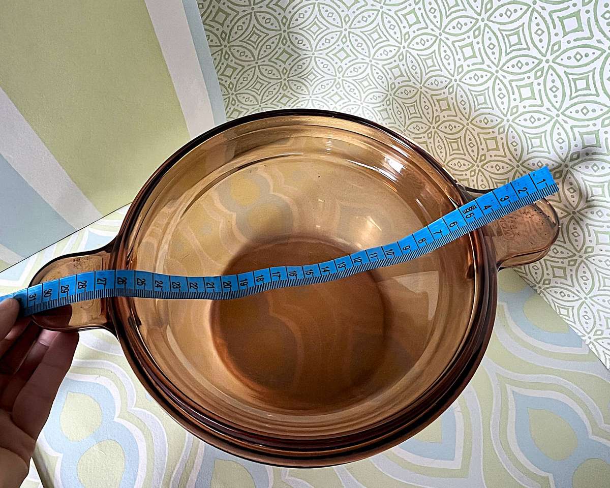 Vintage Corning Vision Ware 2.5L Casserole Dish