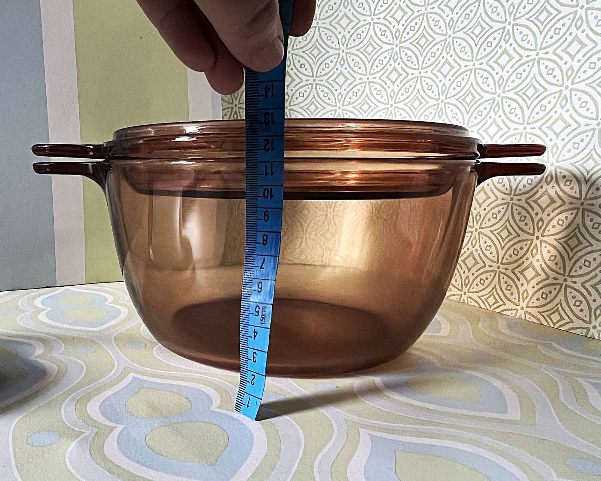 Vintage Corning Vision Ware 2.5L Casserole Dish