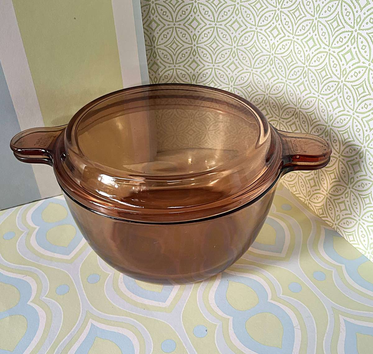 Vintage Corning Vision Ware 2.5L Casserole Dish