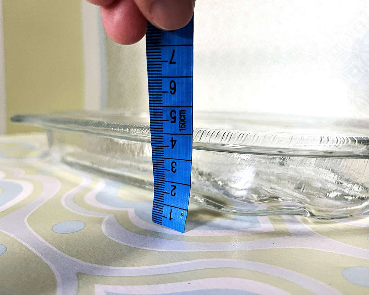 Mid-Century Clear Glass Asparagus Serving Plate
