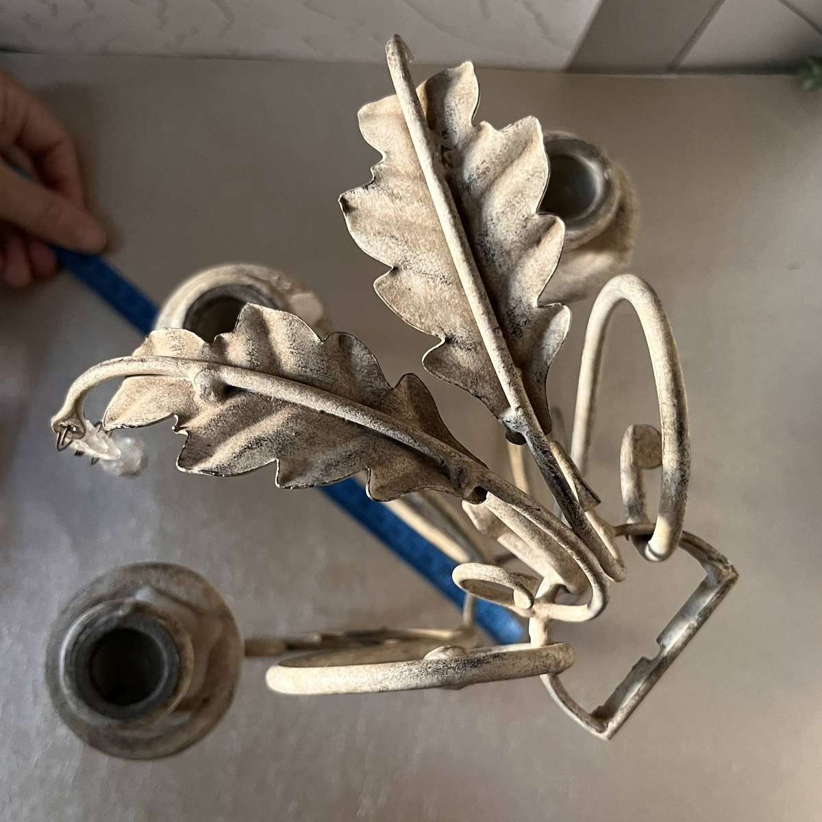 Pair French Provincial Wall Sconces - 3-Light Candelabras - DIY Project