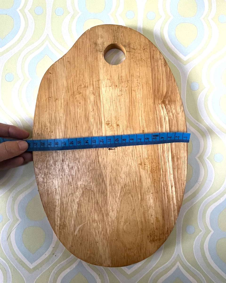 Vintage Painter's Palette-Shaped Delftware Cheese Board