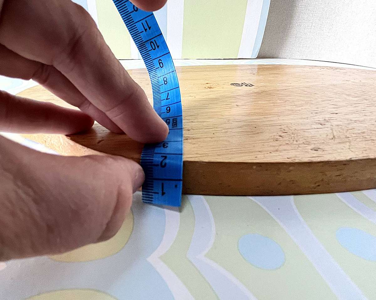 Vintage Painter's Palette-Shaped Delftware Cheese Board