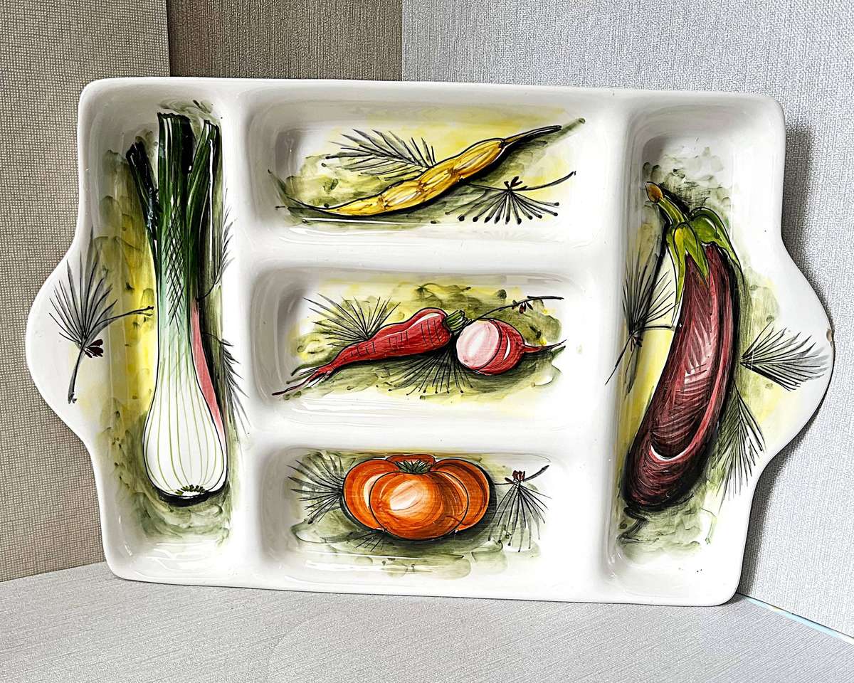 Vintage Mancilla Divided Serving Platter