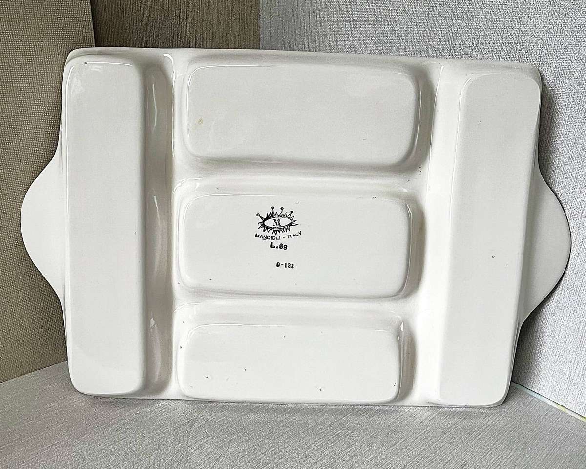 Vintage Mancilla Divided Serving Platter