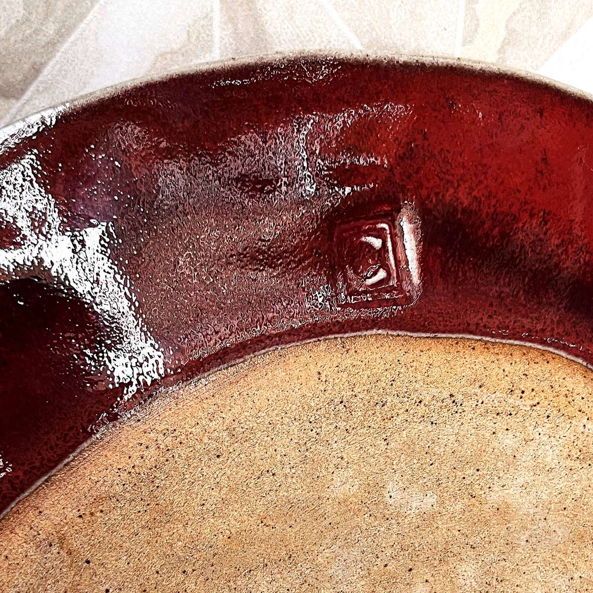 2 Decorative Stoneware Chargers.