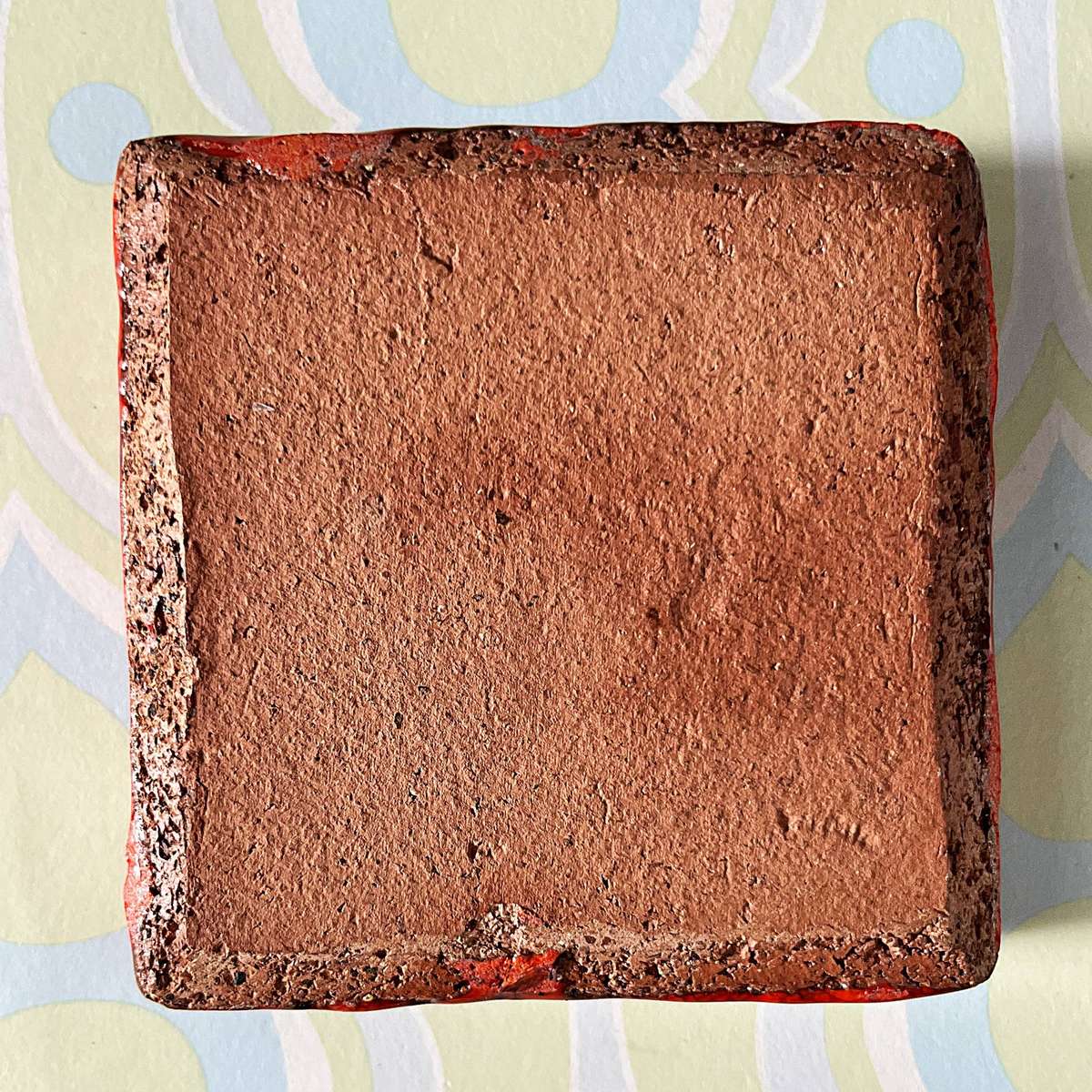 Vibrant Lava Red Décor Piece (Ashtray)