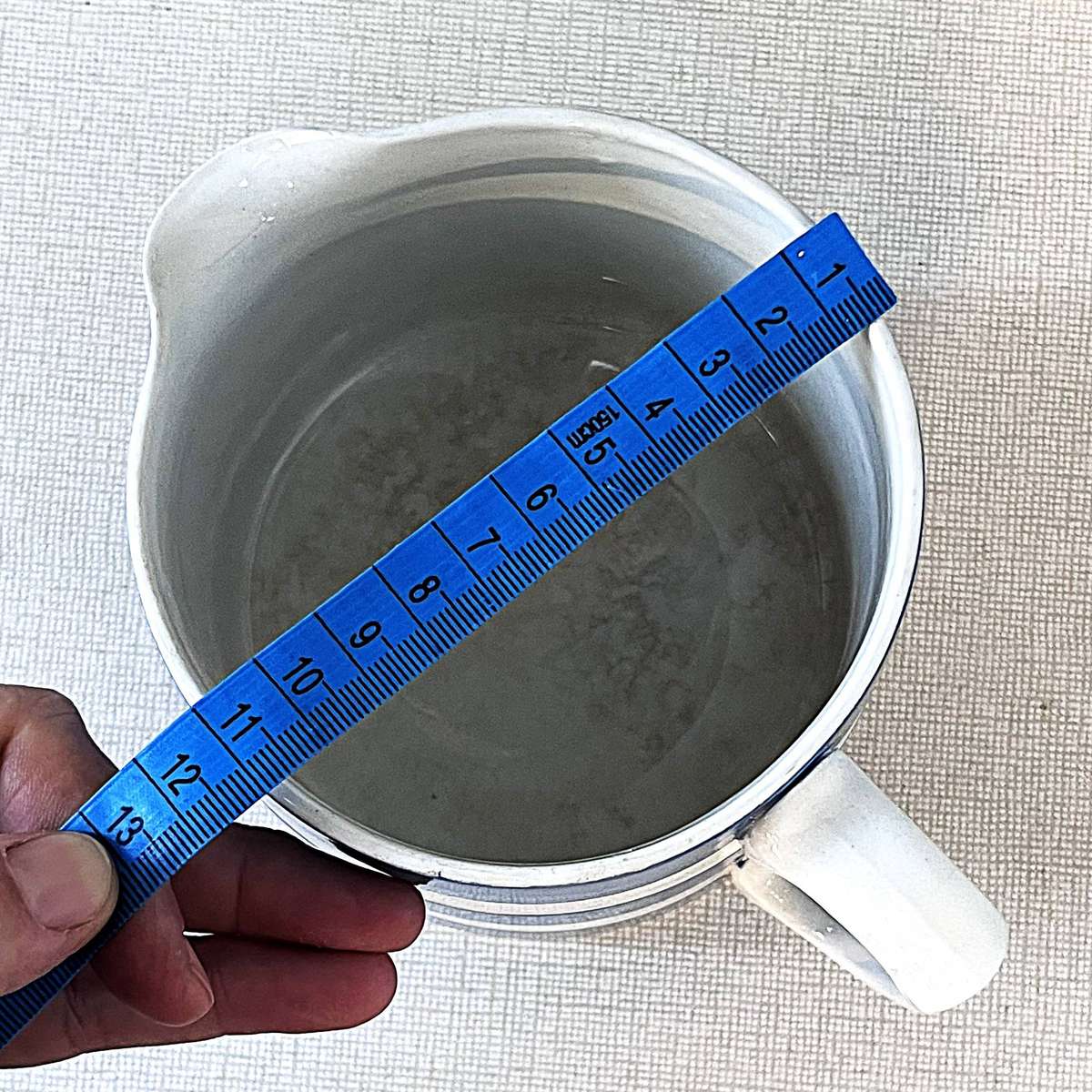 T.G. Green & Co. Cornishware 1.5-Pint "Dreadnought" Milk/Water Pitcher.