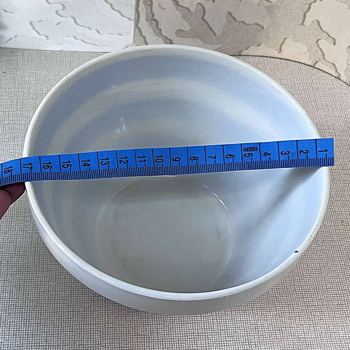 Vintage T.G. Green Cornishware "Cornish Blue" Srtriped Pudding Basin.