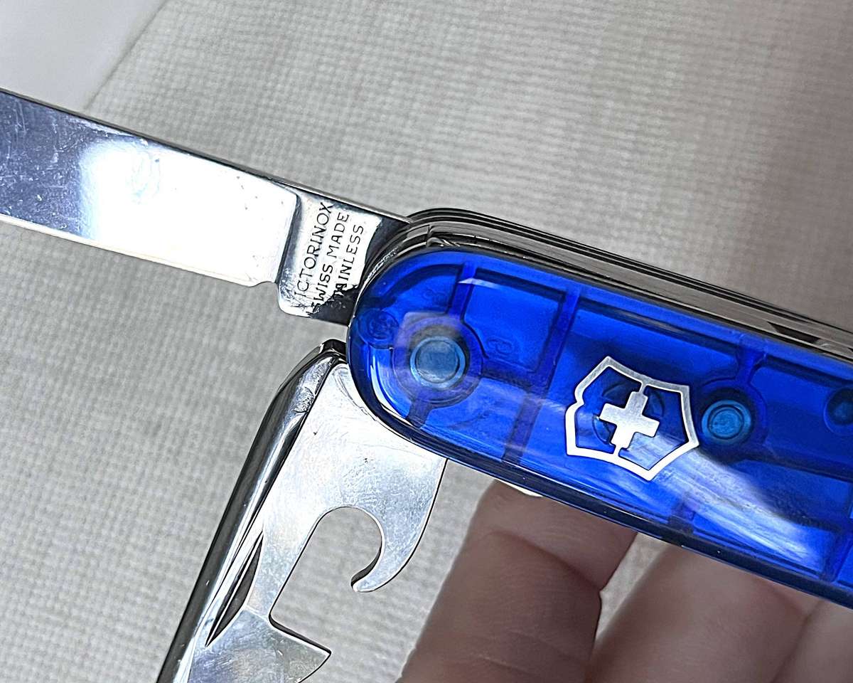 Blue Victorinox CyberTool M Multi-tool in Original Box