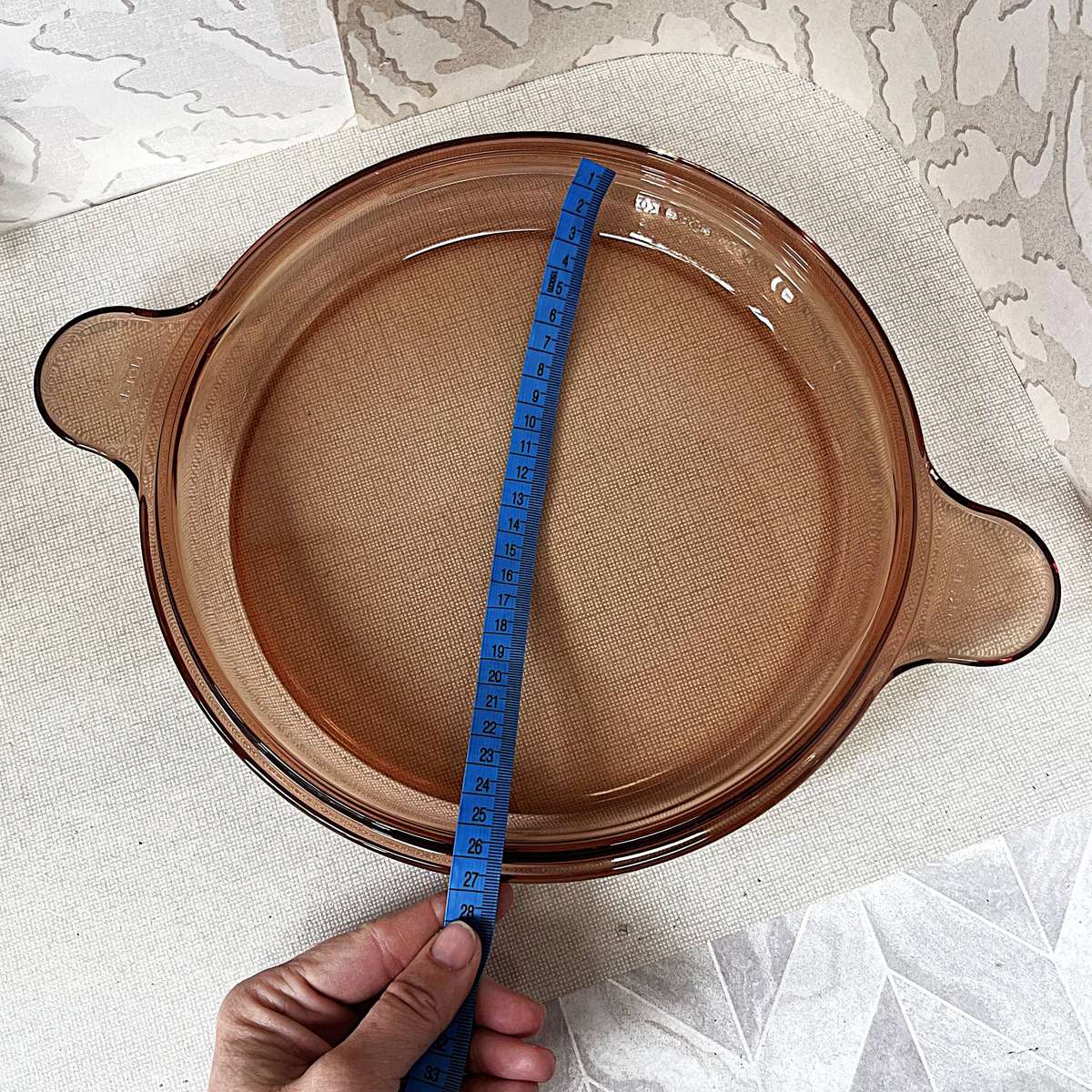 Vintage 4.5L Visions Ware Dutch Oven / Casserole Dish