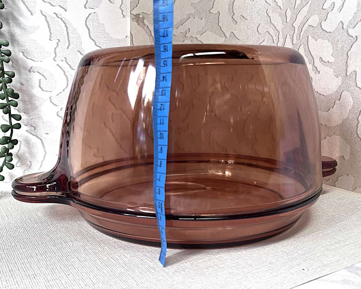 Vintage 4.5L Visions Ware Dutch Oven / Casserole Dish
