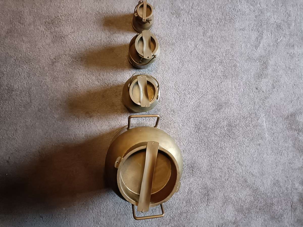 Vintage Copper Milk Cans