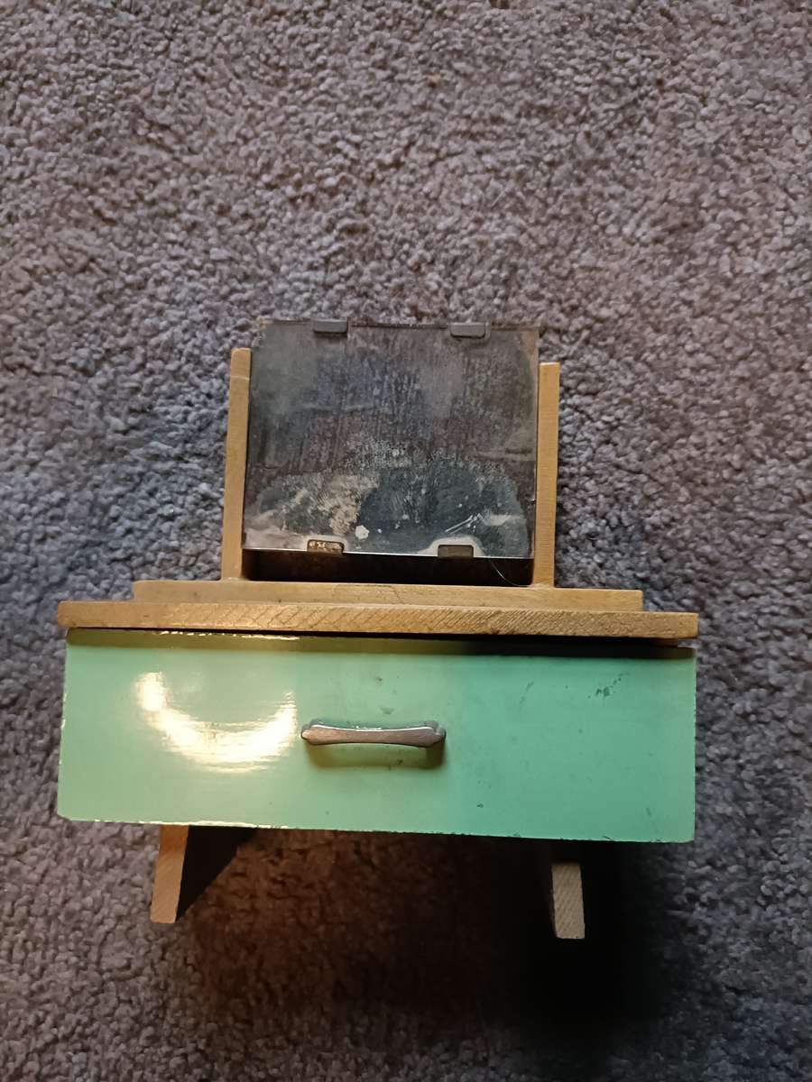 Vintage doll house furniture