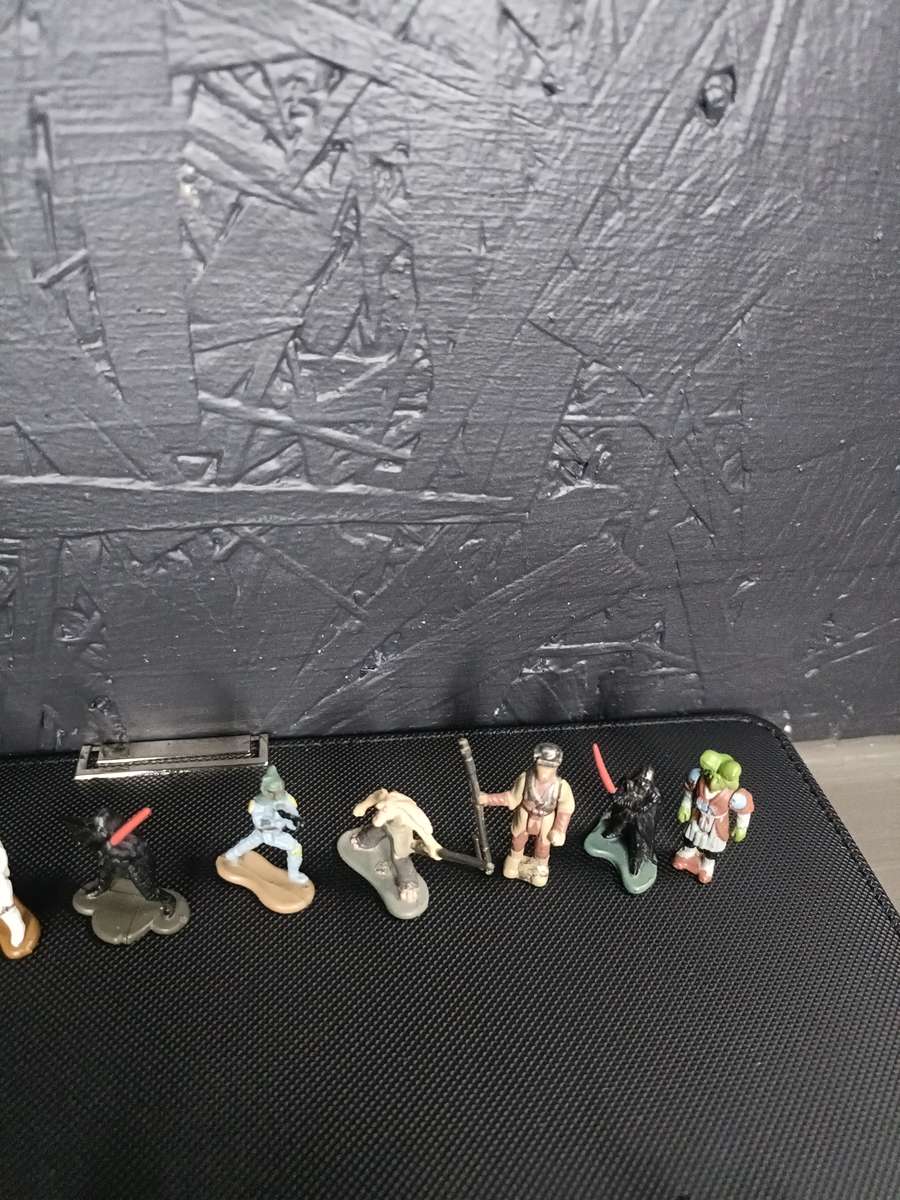 Old Starwars mini ships and figurines