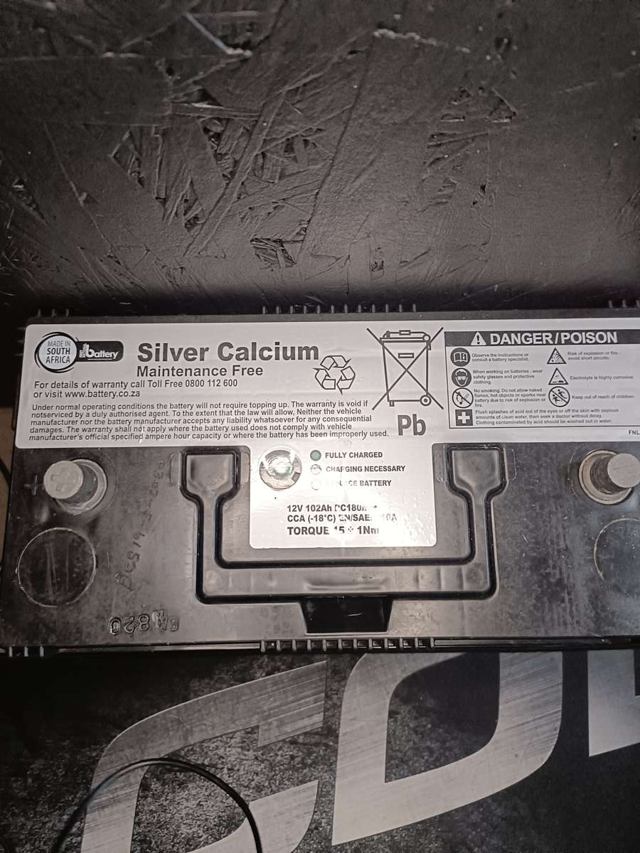 12v Silver Calcium battery