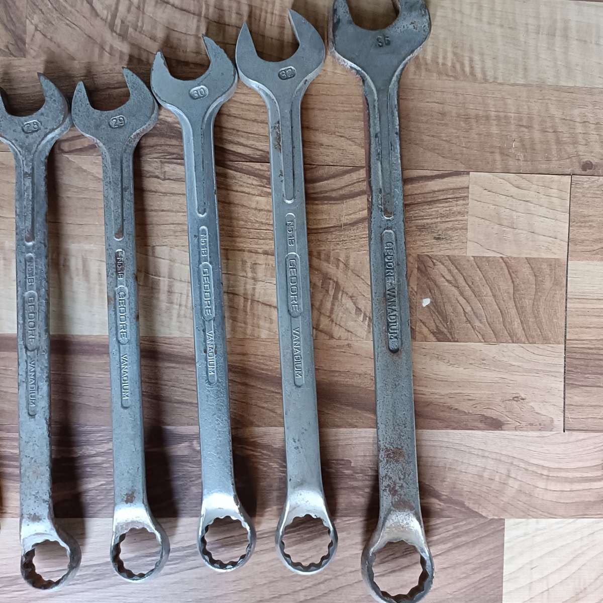 Gedore spanners - Not complete set