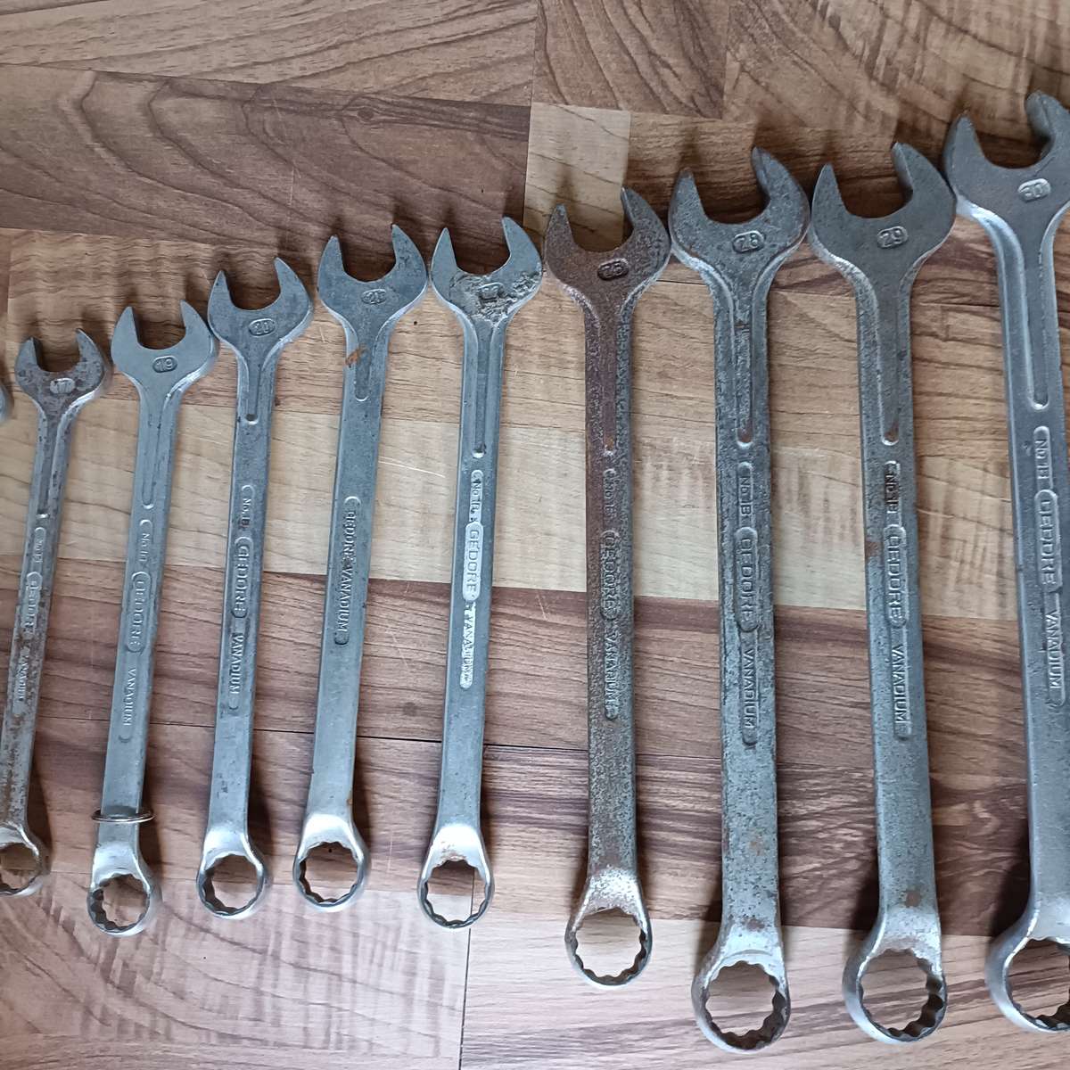 Gedore spanners - Not complete set