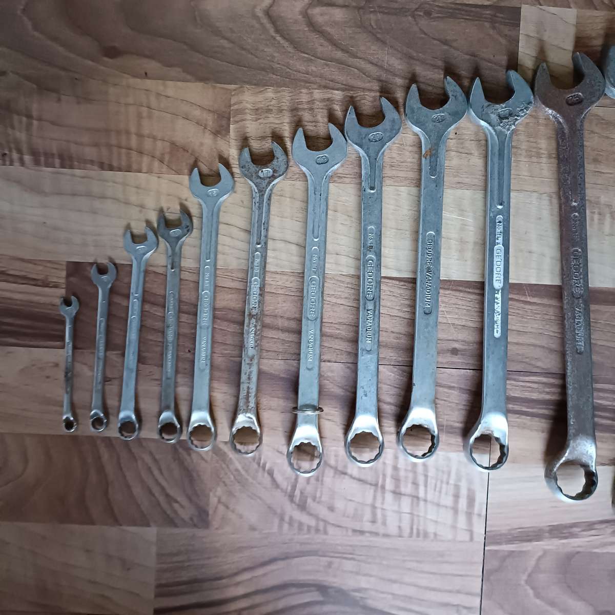 Gedore spanners - Not complete set