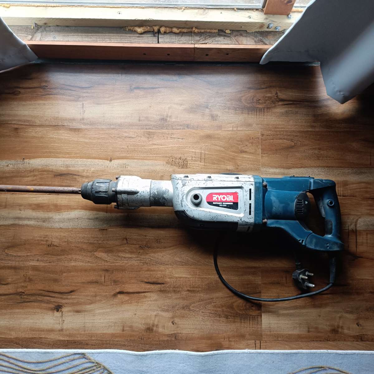 RH 500 Ryobi Rotary Hammer + Breaker 1700 Watt 50mm Sds Max 27 Joules