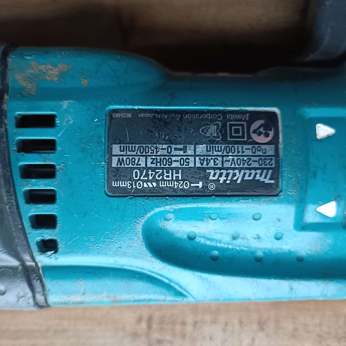 Makita Rotary Hammer Drill with SDS Plus 780 W HR2470