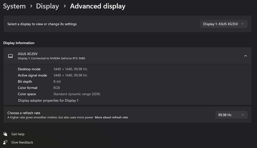 Asus ROG Strix XG35V