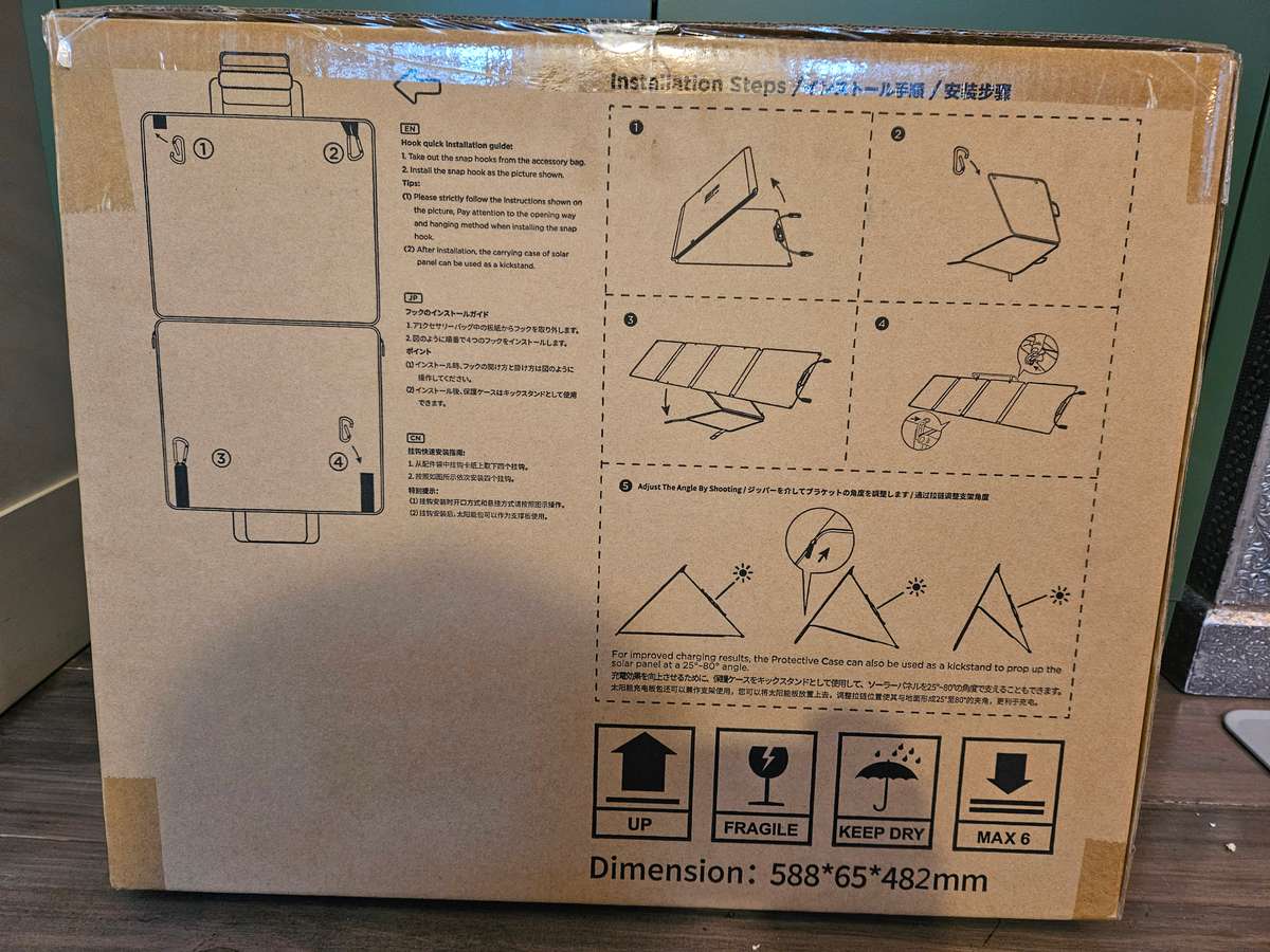 EcoFlow 110W Portable Solar Panel