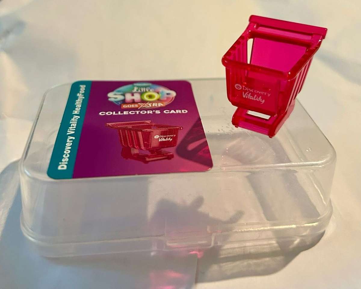 Checkers Mini Pink Trolley - With Collectors Card