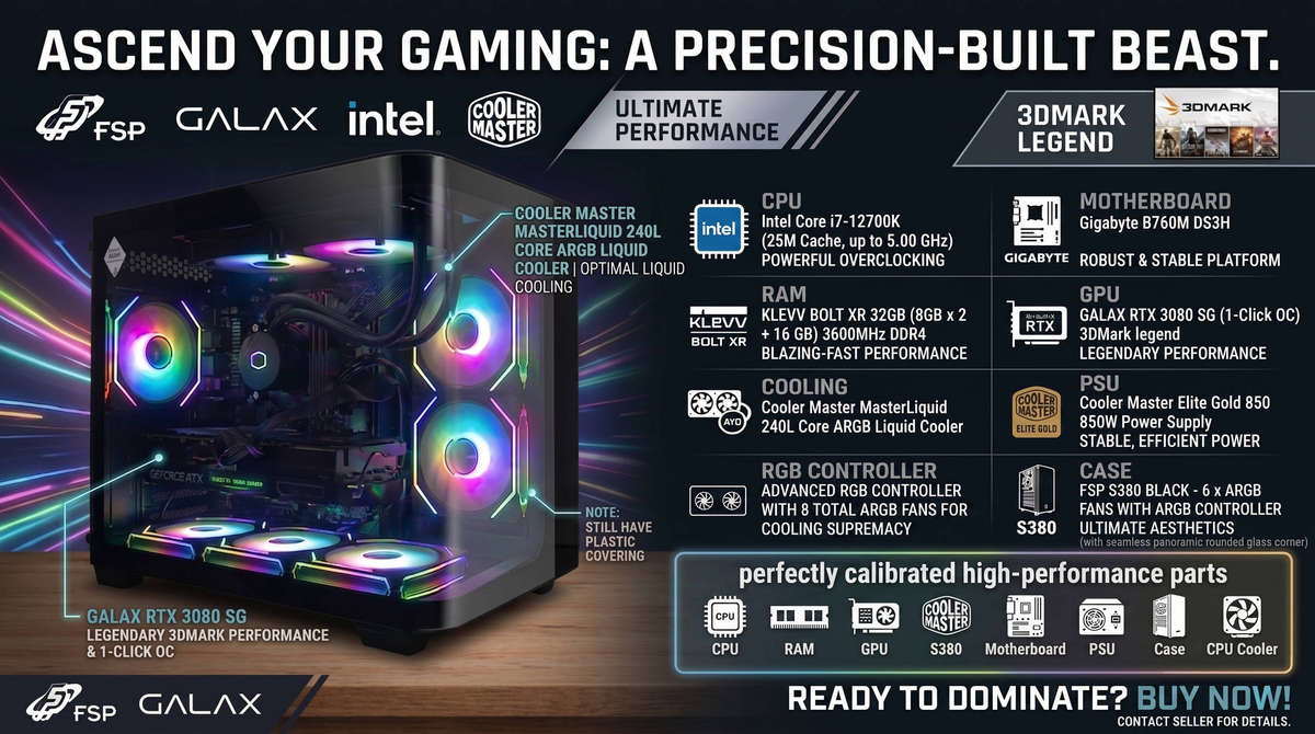 Gaming PC with RTX (LIMITED TIME OFFER PRICE)