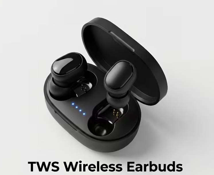 TWS Stereo Wireless Earbuds, High-Quality Sound Type-C Charging Port (USB Charging Cable Included)
